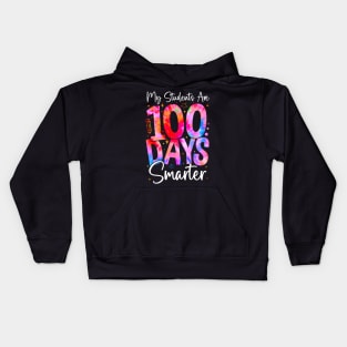 My Students Are 100 Days Smarter 100Th Day Of School Teacher Kids Hoodie